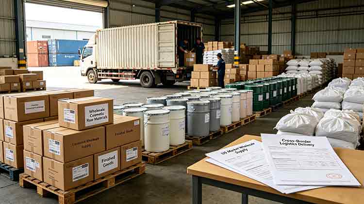Dermareshine cosmetics raw material Warehouse